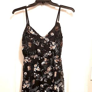 Lulu’s Assymetrical Velvet Dress